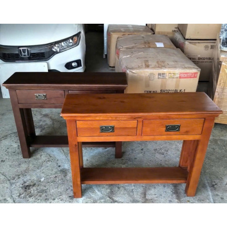 Victoria Oak : Bàn Console Với Gương 90 x 90cm